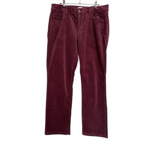 Women’s Ladies Ann Taylor Loft fine wale corduroy curvy straight pants SZ 12 31